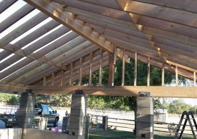 wood roof