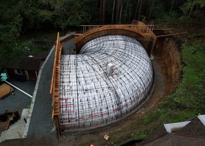 Aerial View Underground House